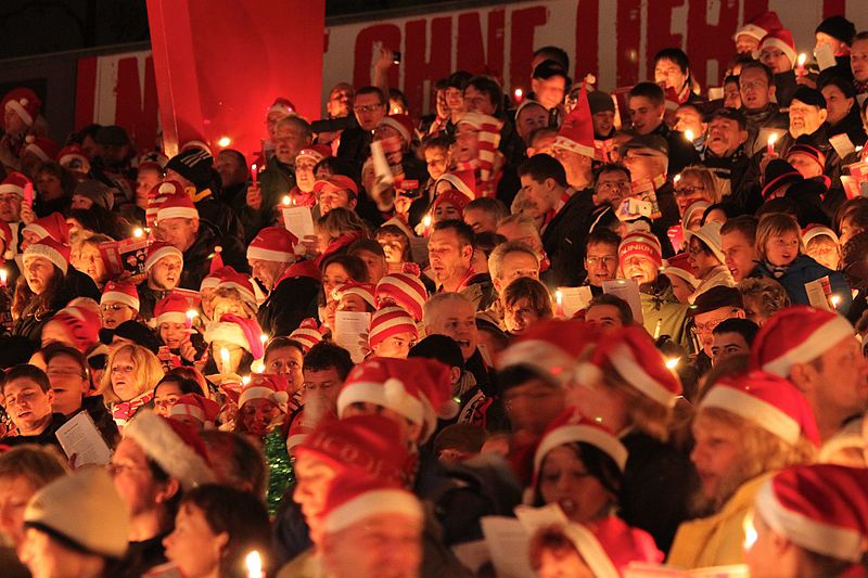 Weihnachtssingen mit dem 1. FC Union Berlin