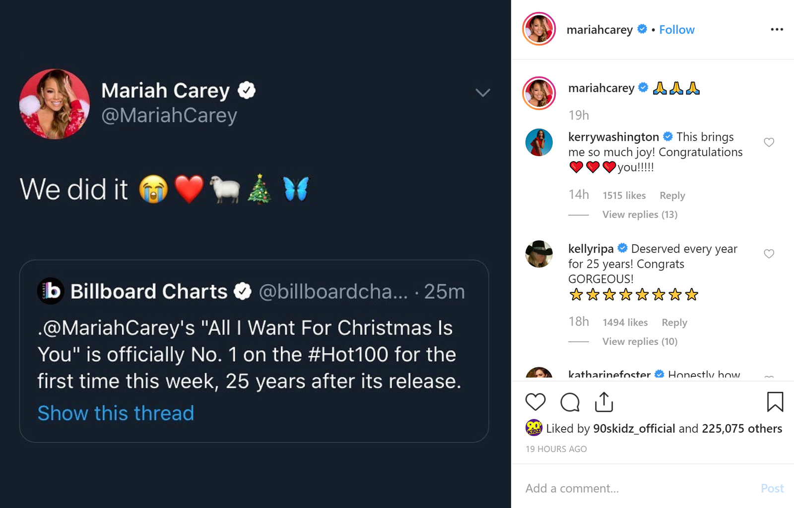 Mariah Carey Billborad 