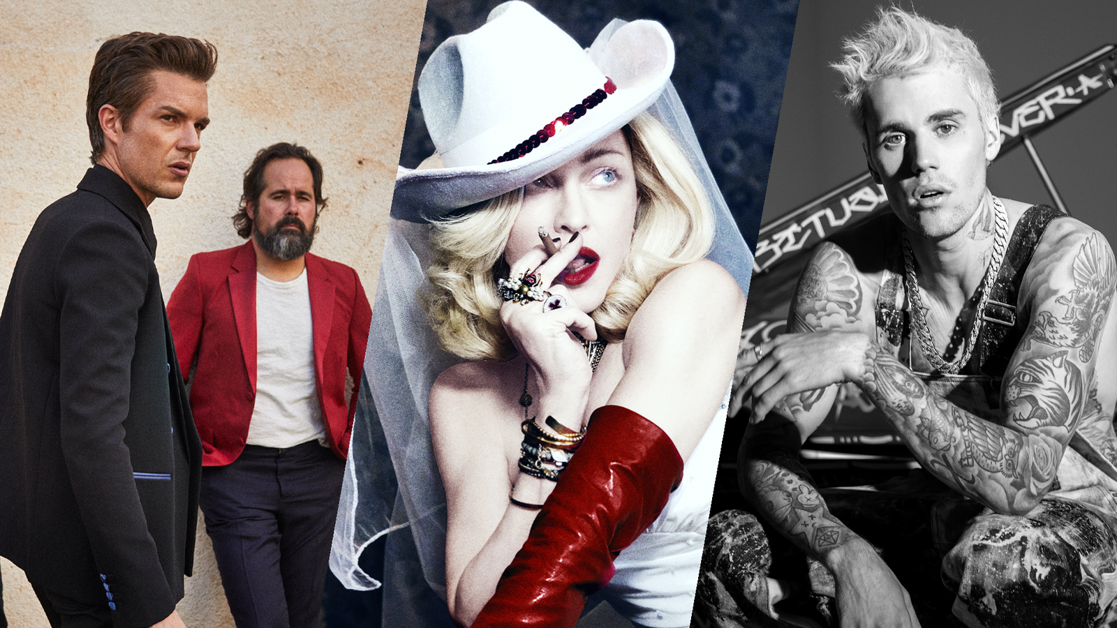 The Killers / Madonna / Justin Bieber