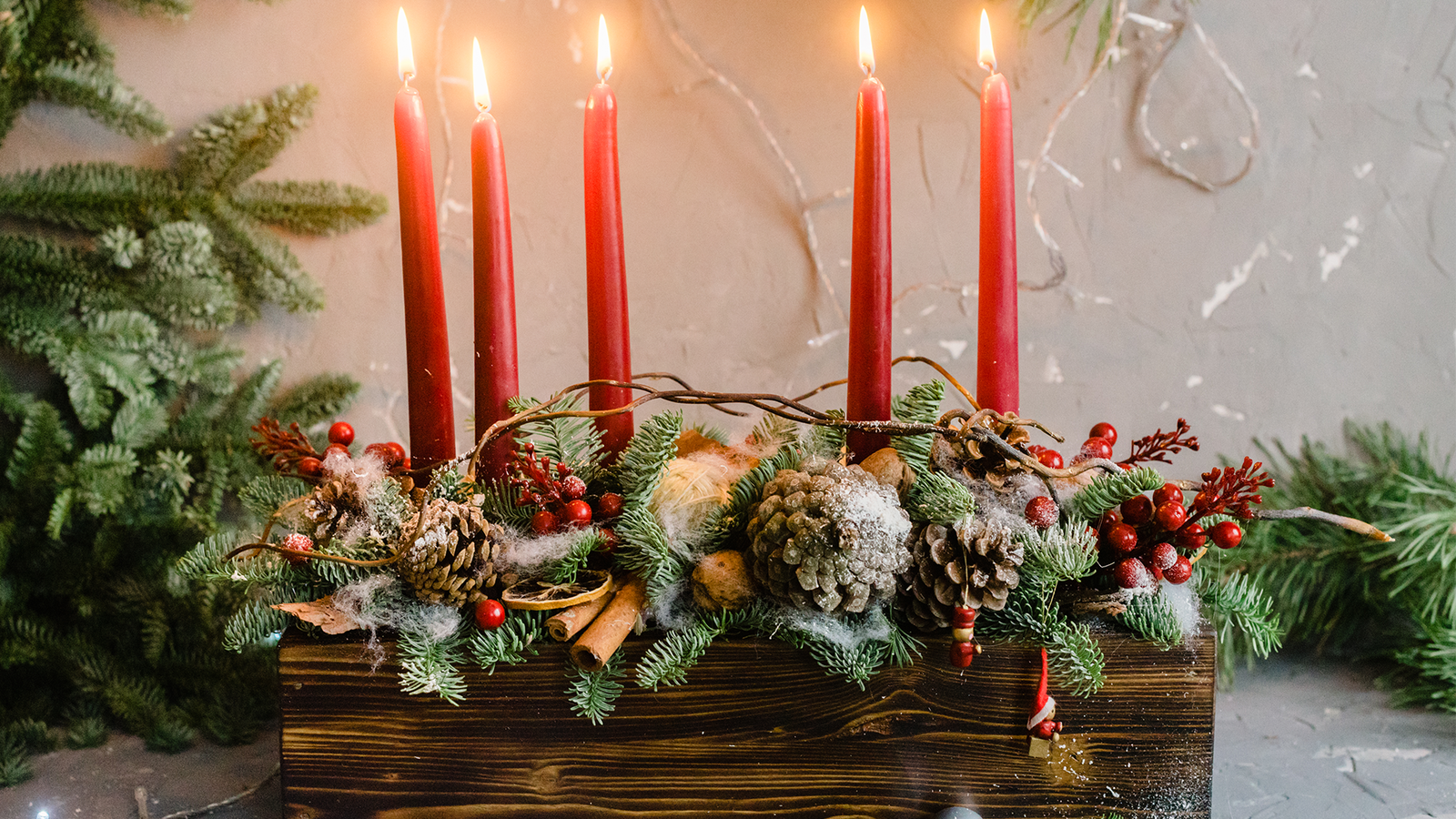 Weihnachtsdeko rustikal