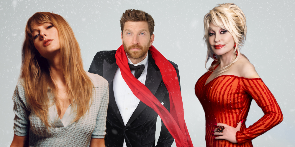 Taylor Swift, Brett Eldredge, Dolly Parton